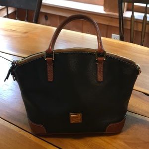 Black and brown Leather Dooney & Bourke handbag